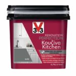 V33 Renovation Perfection Kitchen D.I.Y. Χρώμα Ανακαίνισης Κουζίνας Slate 750ml