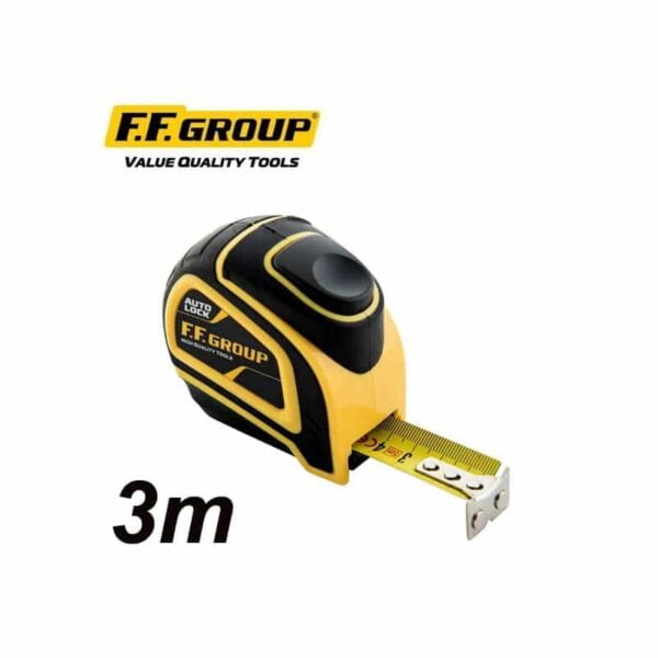 FF GROUP μέτρο Ρολό Μαγνητικό Auto Lock 3m 38267 3mx16mm - Image 1