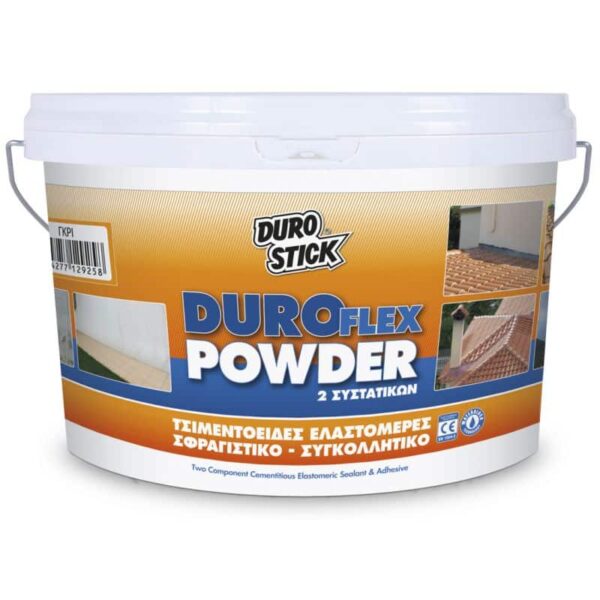 Duroflex Powder εύκαμπτο σφραγιστικό για στεγανοποιήσεις κορφιάδων 2,5kg (κεραμιδί) - Image 1