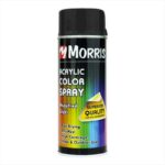 Σπρέι μαύρο σατινέ Ral 9005 Morris 400ml 28595