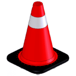 Ελαστικός κώνος 30cm Pvc PARK-Tc-30