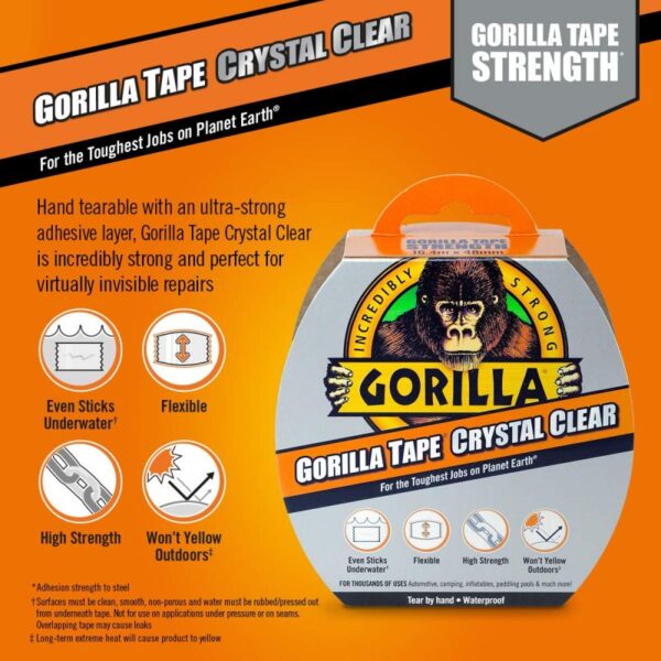 GORILLA 3044701 ΙΣΧΥΡΗ ΔΙΑΦΑΝΗ ΤΑΙΝΙΑ ΕΠΙΣΚΕΥΗΣ