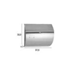 Γραμματοκιβώτιο Ασημί Ματ TX-574