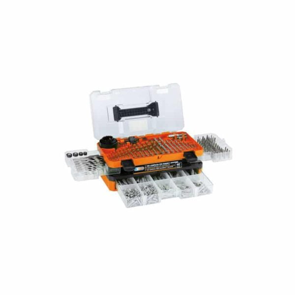 PG Tools - Σετ αξεσουάρ 407 τμχ τρυπανιών, ποτυροτρύπανων, μυτών κλπ - Image 1