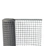 Πλαστικό δίχτυ - πλέγμα μπαλκονιού ρολό 1x50μ. Γκρι