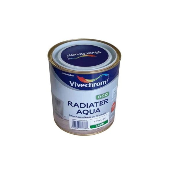 Radiater Aqua Eco Οικολογικό Χρώμα για Καλοριφέρ Λευκό Γυαλιστερό 750ml - Image 1