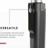 Nebo φακός εργασίας μπαταρίας 500lm Big Larry 2 μαύρος 6737