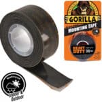 Gorilla Αυτοκόλλητη Ταινία Διπλής Όψης Βαρέως Τύπου Μαύρη