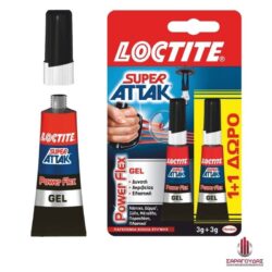Henkel Loctite Κόλλα στιγμής Super Attak Gel 1+1 δώρο 3gr