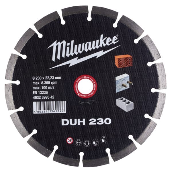 MilwMilwaukee διαμαντόδισκος DUH 230mm 4932399542aukee διαμαντόδισκος