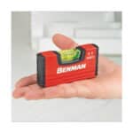 Αλφάδι Αλουμινίου Τσέπης Μαγνητικό 10cm Benman 72874