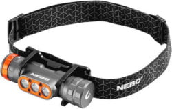 Nebo Transcend 1500 Επαναφορτιζόμενος Φακός Κεφαλής Led Αδιάβροχος 1500 lumens NEB-HLP-1001-G