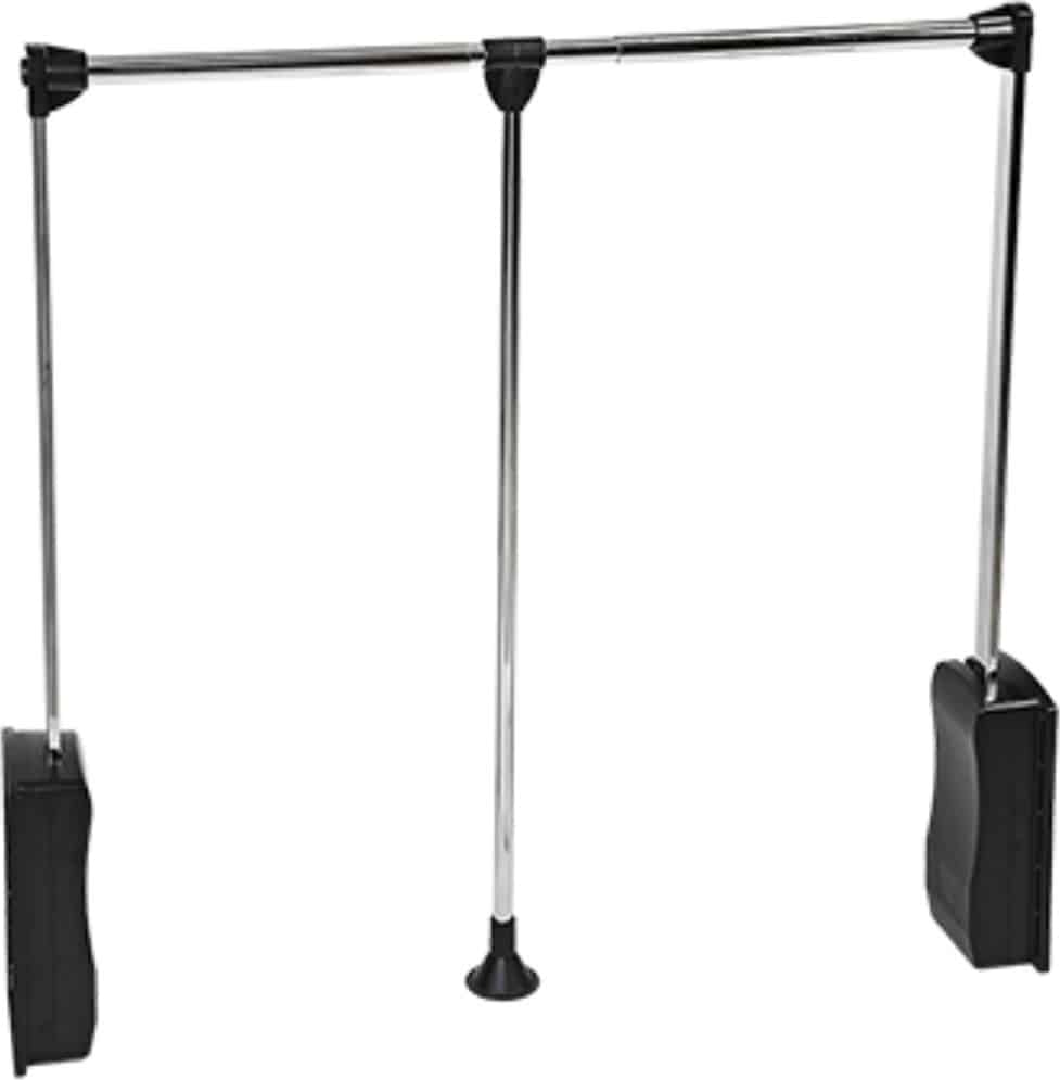 20201001120137_f_f_group_asanser_ntoulapas_gia_katevasma_rouchon_85_115cm FF Group Ασανσέρ Ντουλάπας Μαύρο - Νίκελ 60-83cm 12kg 37093 - Image 1