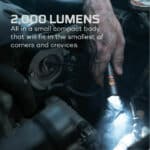 Nebo Torchy 2K Επαναφορτιζόμενος Φακός Led Αδιάβροχος 2000 lumens NEB-FLT-1006-G