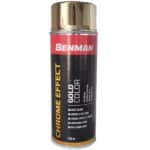 Σπρέι Βερνικόχρωμα Διακοσμητικό Chrome Effect Χρυσό Benman 400ml 28536