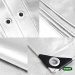 Αδιάβροχος Μουσαμάς 120gr/m² 3x4 Λευκός Grasher 103683 - Image 3