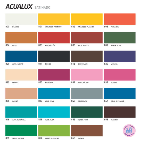 ΧΡΩΜΑΤΟΛΟΓΙΟ ACUALUX