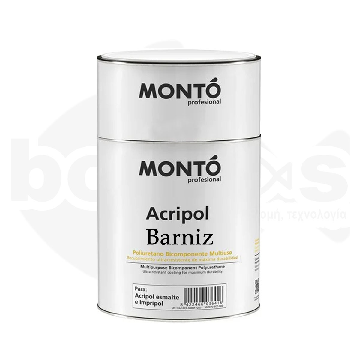 acripol_barniz Acripol Barniz Βερνίκι Πολυουρεθάνης 2 συστατικών MONTO 750ml - Image 1