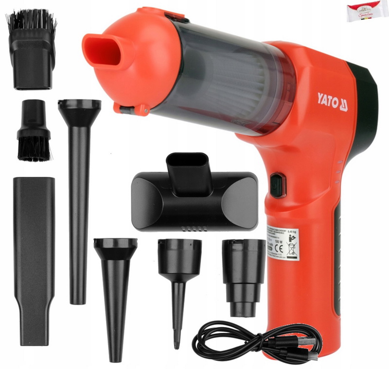 YATO-100W-YT-85686 Φυσητήρας - Σκουπάκι επαναφορτιζόμενο 100W YATO YT-85686 για πολλές χρήσεις - Image 1